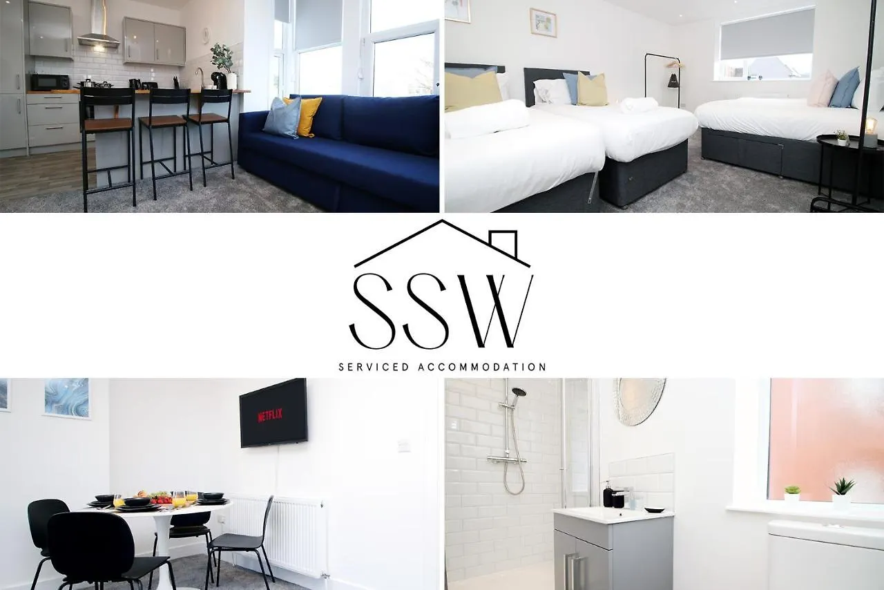 Apartment No 49 City Apartments, Perfect For Business And Leisure Stays, 10 Min Drive Into City Centre, Easy Access To Local Transport, 1Br And 2Br Available, Free Parking Cardiff United Kingdom